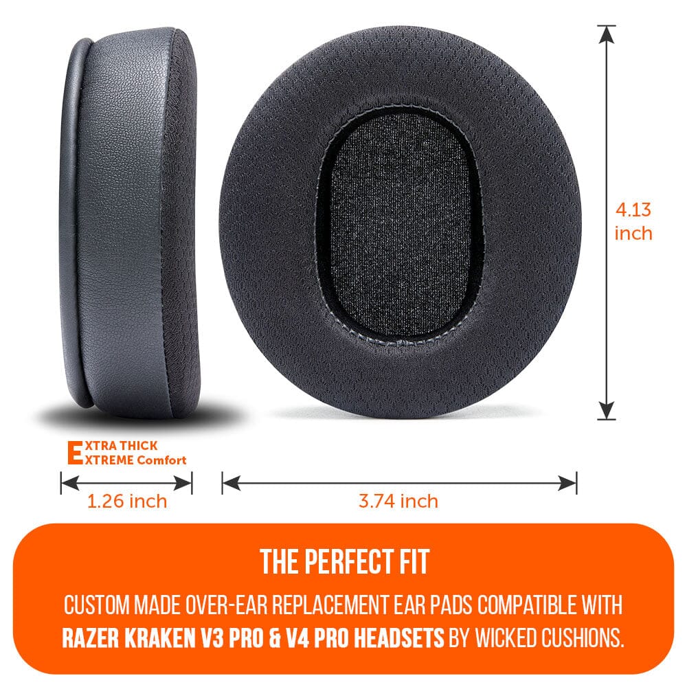 WC FreeZe Cooling Gel Earpads for Razer Kraken V3 V3 Pro V4 V4 Pro