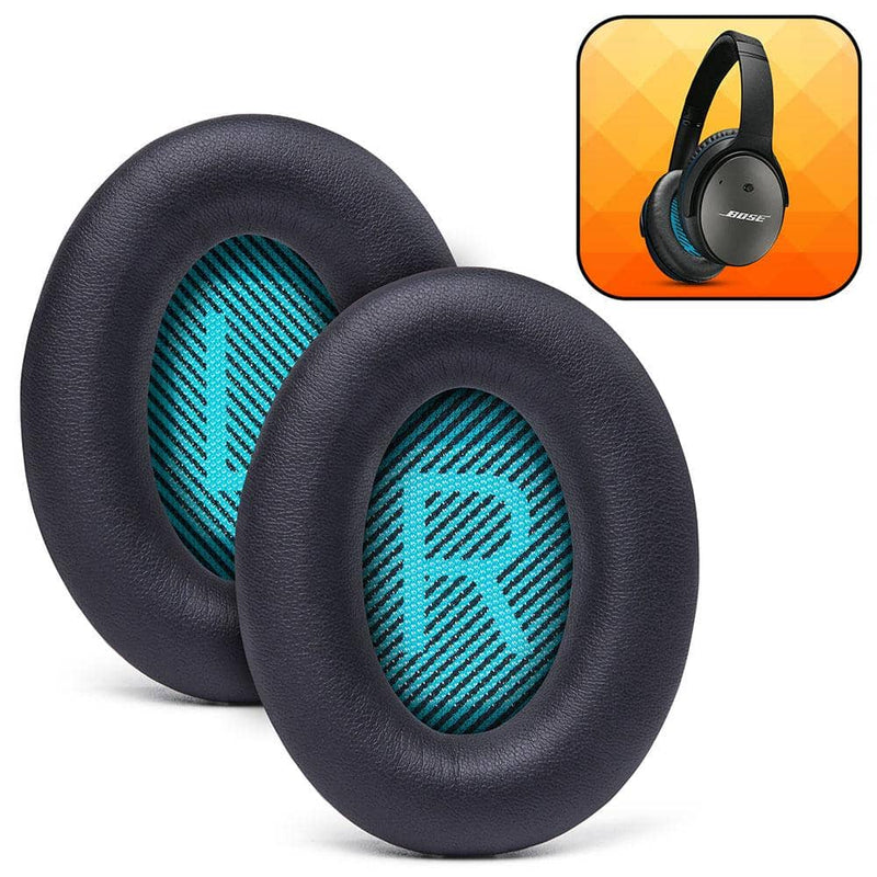 Replacement Ear Pads Beige Compatible with Bose QC25 Headphones Wicked Cushions