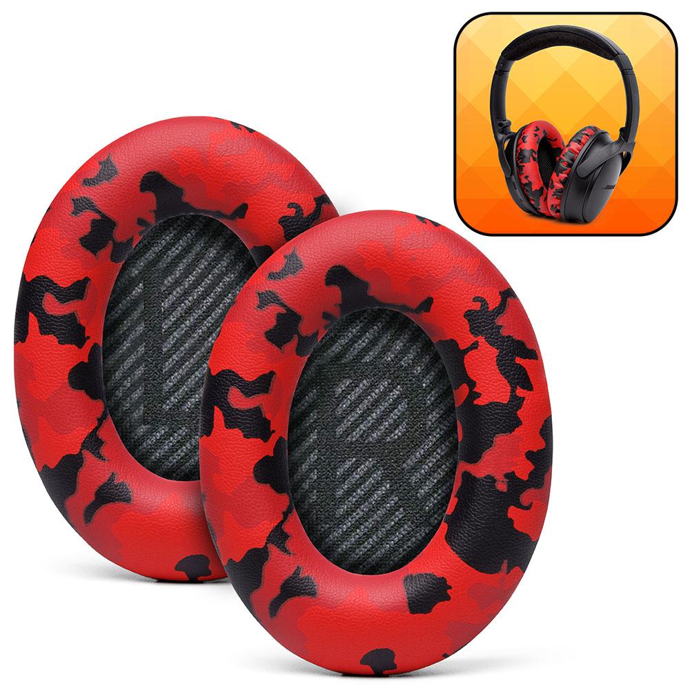 Bose QC35 Replacement Ear Pads Soft PU Leather Memory Foam Wicked Cushions