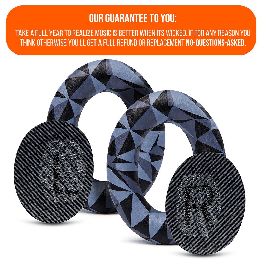 Bose QC35 Replacement Ear Pads Soft PU Leather Memory Foam Wicked Cushions