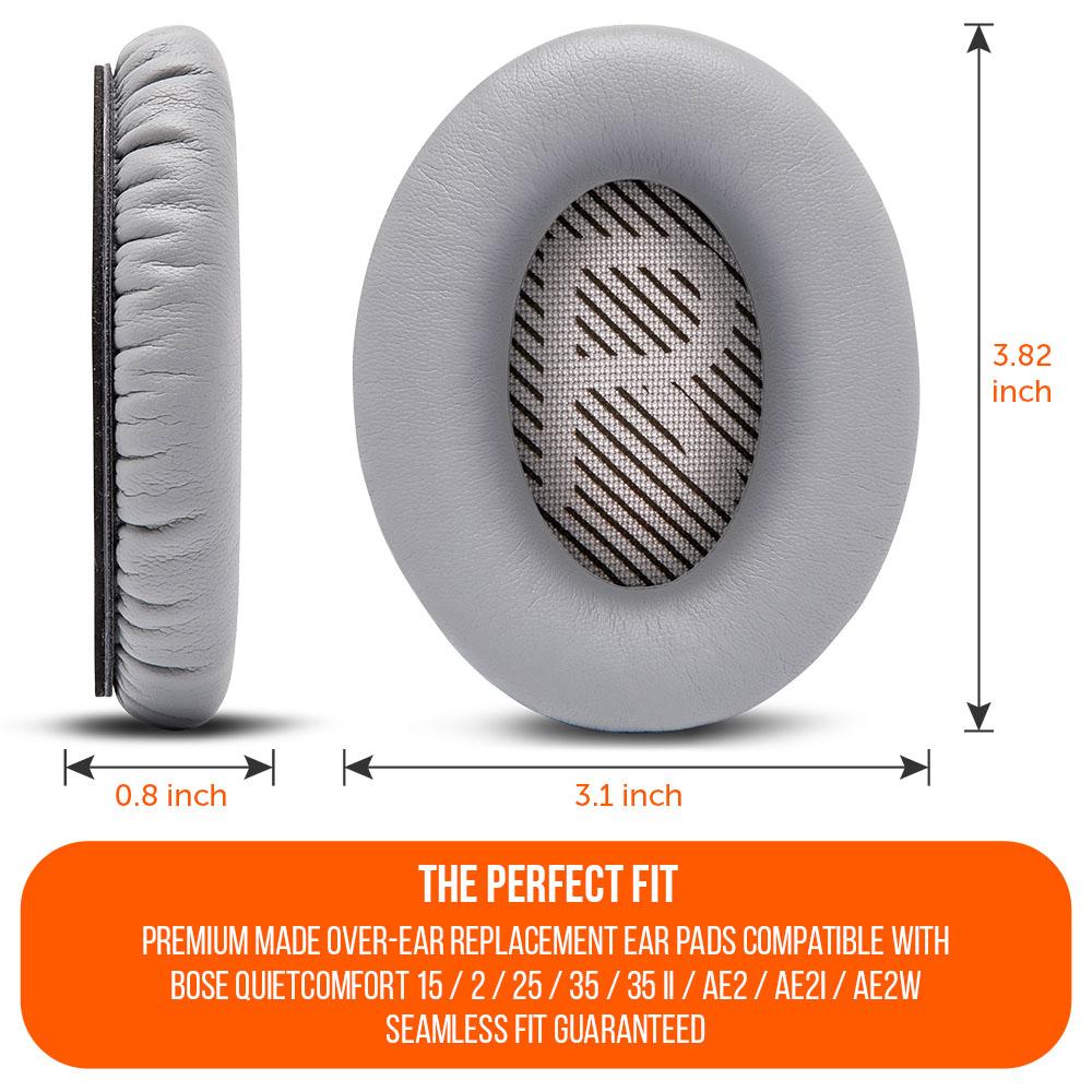 Bose QC35 Replacement Ear Pads Soft PU Leather Memory Foam Wicked Cushions