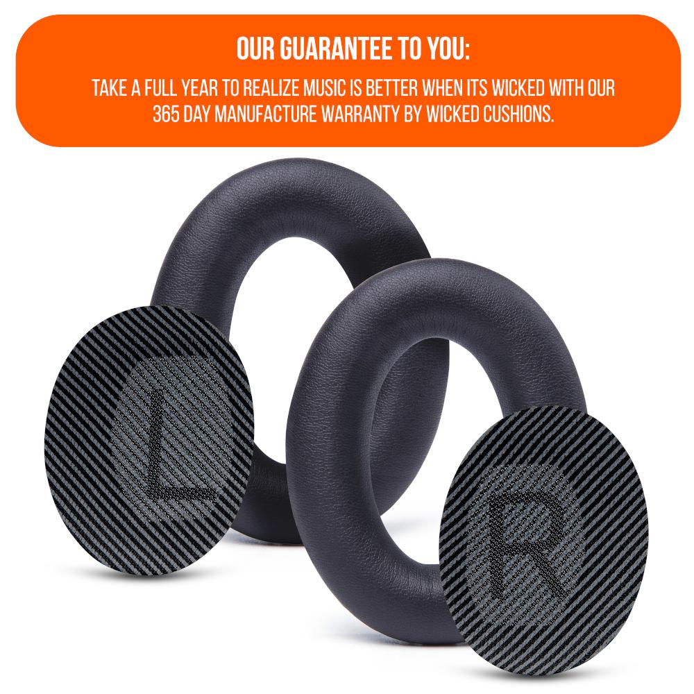 Bose QC35 Replacement Ear Pads Soft PU Leather Memory Foam Wicked Cushions