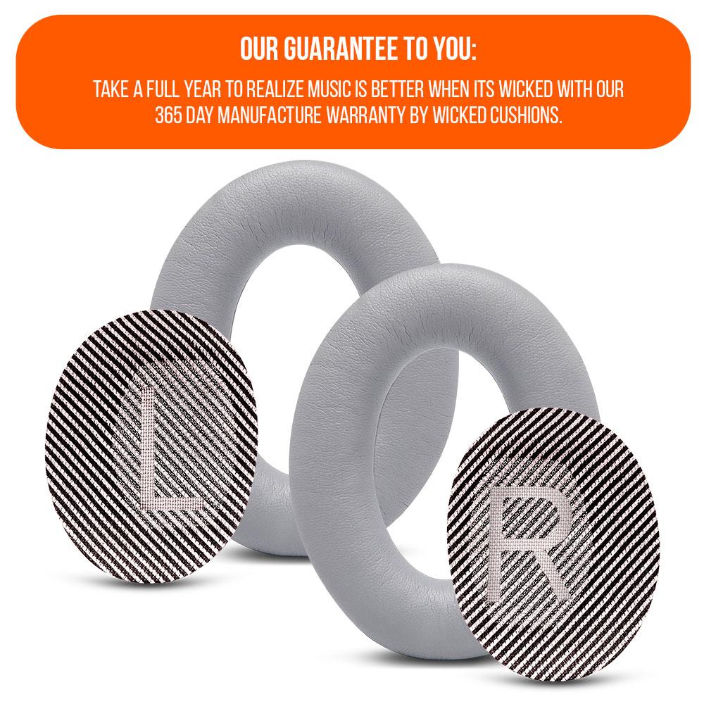 Bose QC35 Replacement Ear Pads Soft PU Leather Memory Foam Wicked Cushions