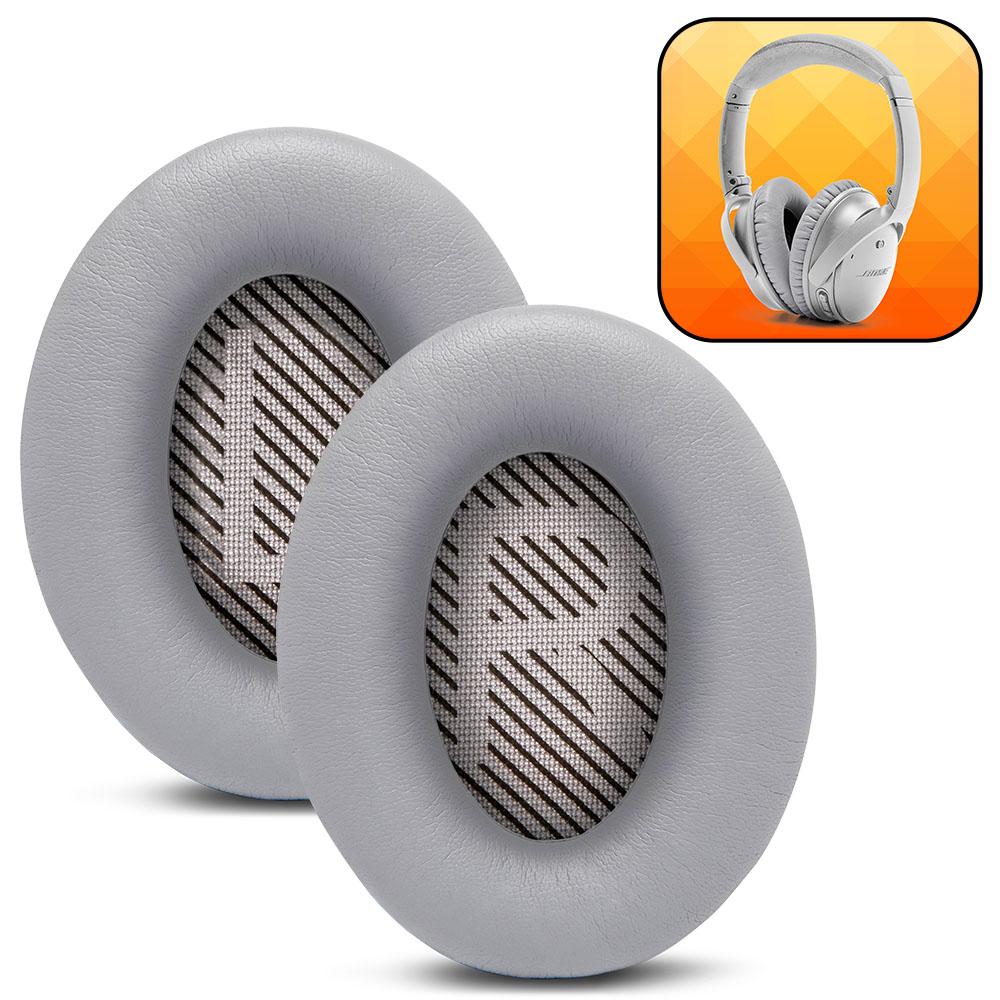 Bose QC35 Replacement Ear Pads Soft PU Leather Memory Foam Wicked Cushions