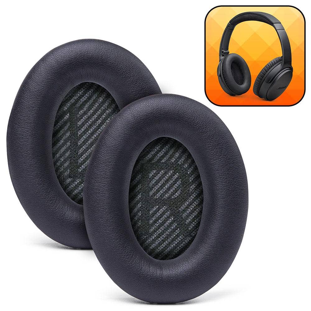 Bose QC35 Replacement Ear Pads Soft PU Leather Memory Foam Wicked Cushions
