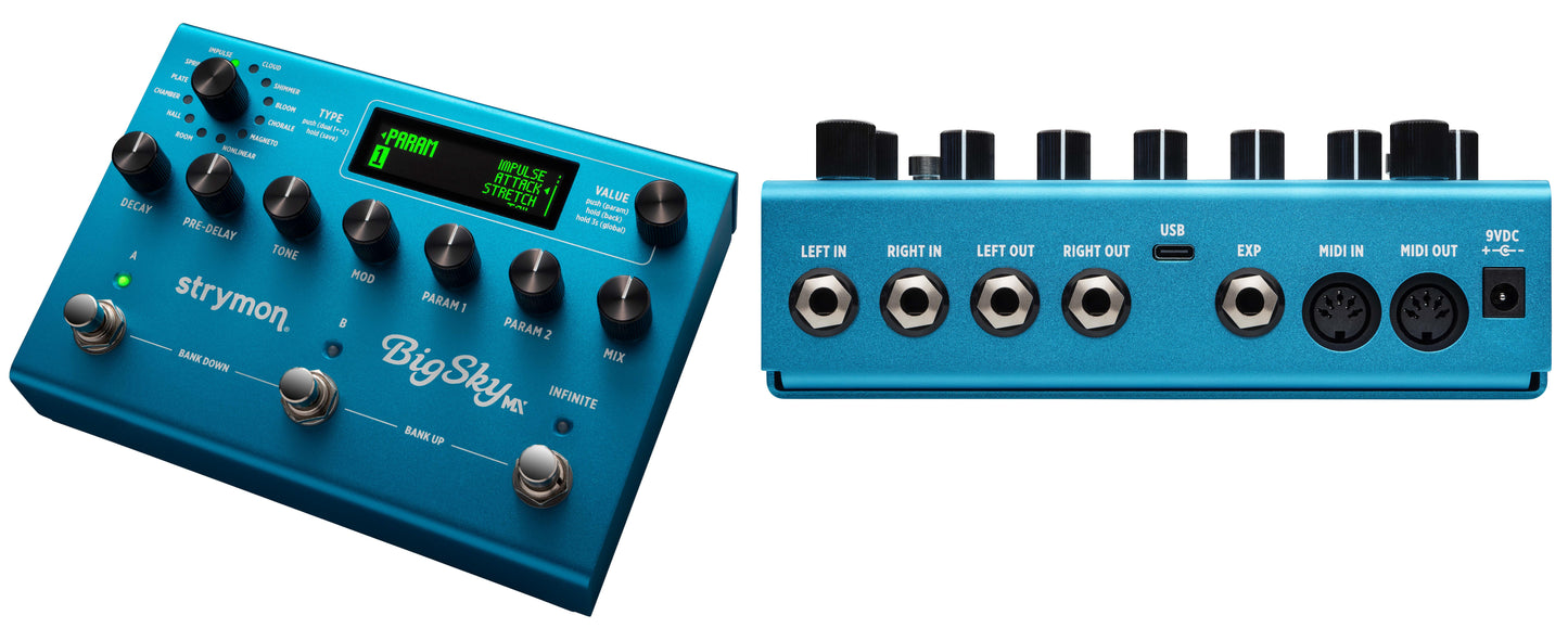 Strymon BigSky MX Reverb Pedal-NEW