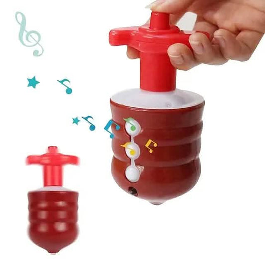 Rotating Gyro with Sound and LED Light Music Spinning Toy
