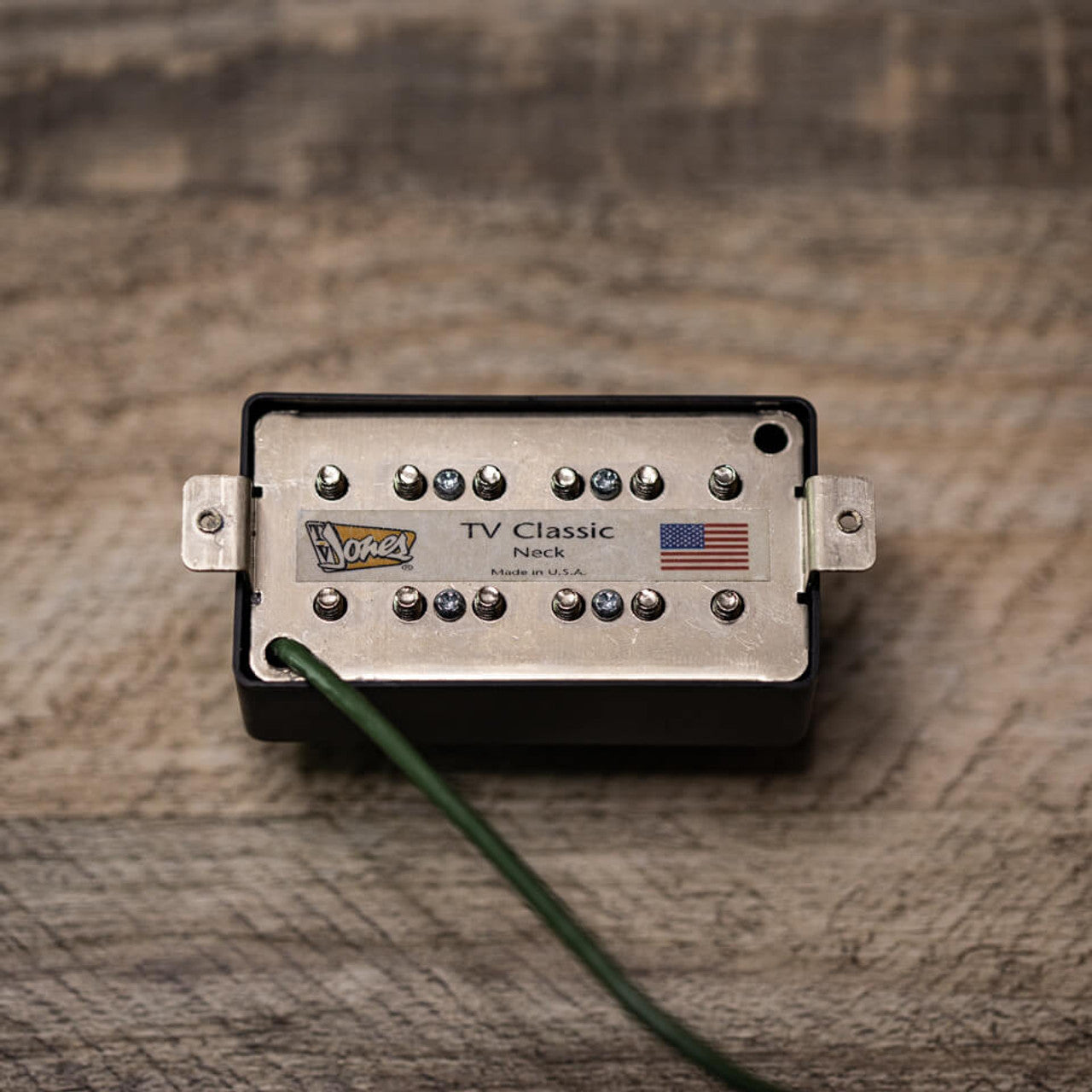 TV Jones TV Classic Neck Humbucker Pickup Mount - Plated Metal Cover-NEW