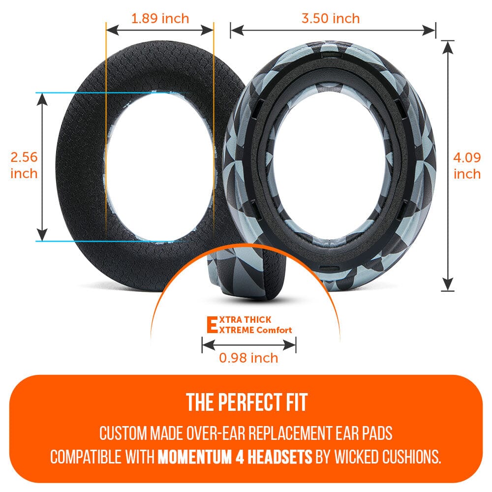 WC FreeZe Cooling Gel Earpads for Sennheiser Momentum 4 Wireless