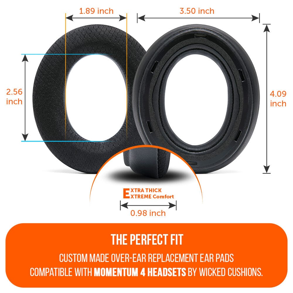 WC FreeZe Cooling Gel Earpads for Sennheiser Momentum 4 Wireless