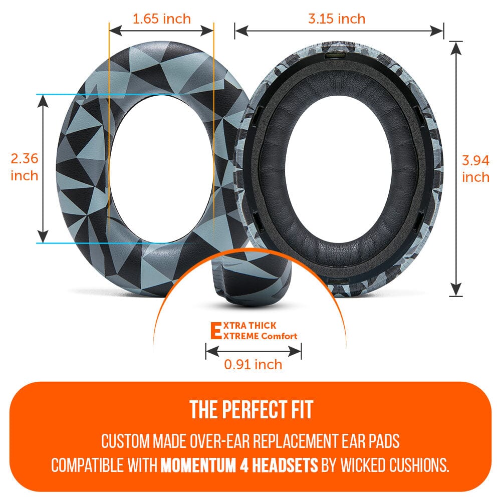Sennheiser Momentum 4 Replacement Extra Thick Earpads WC PadZ Momentum 4