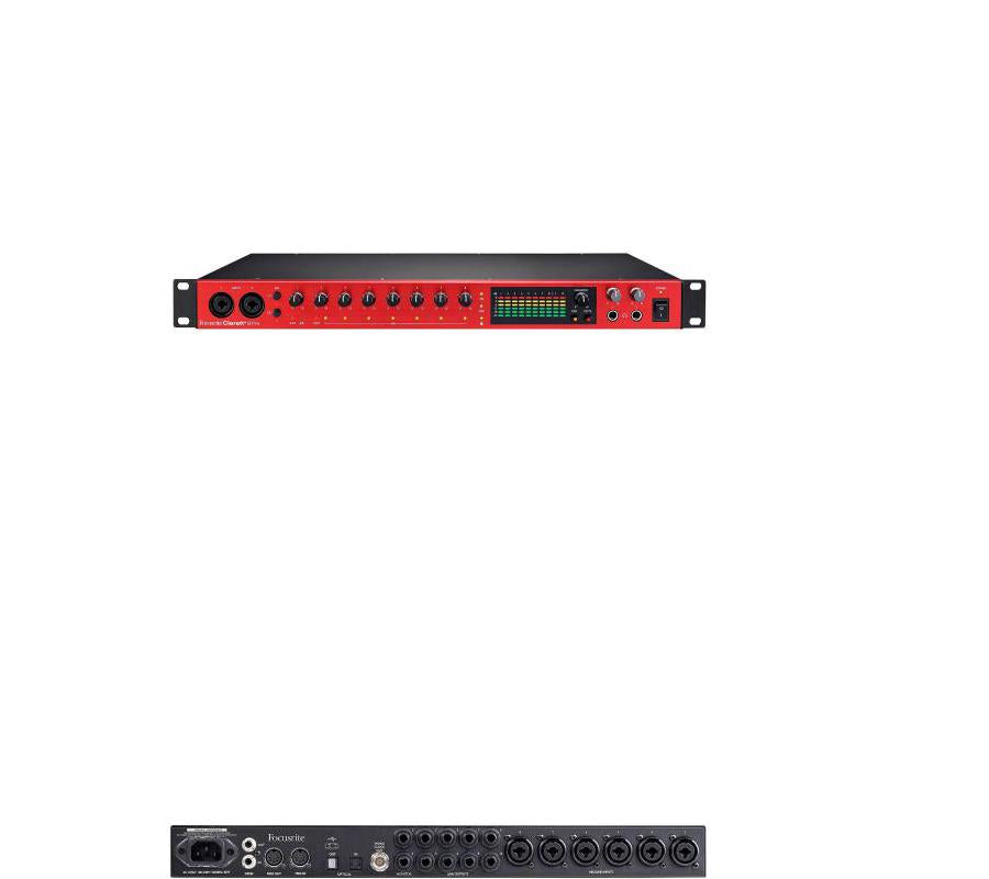 Focusrite Clarett+ 8Pre USB-C Audio Interface - New