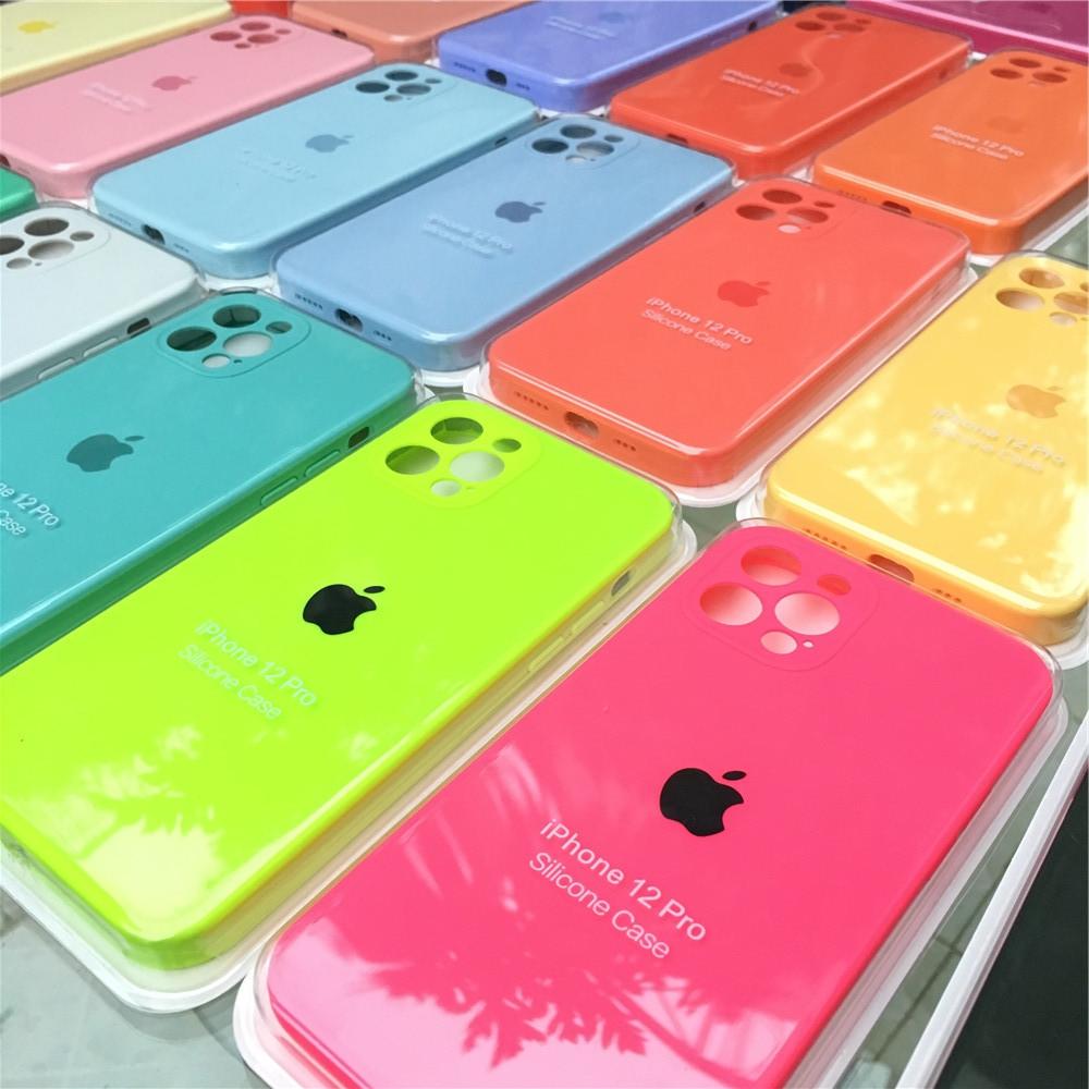 iPhone Camera Protection Silicone Cases Matte Soft TPU Back Cover Apple