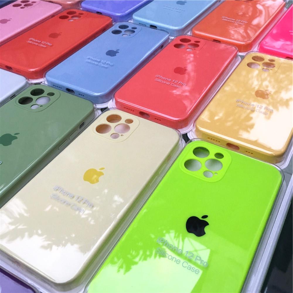 iPhone Camera Protection Silicone Cases Matte Soft TPU Back Cover Apple