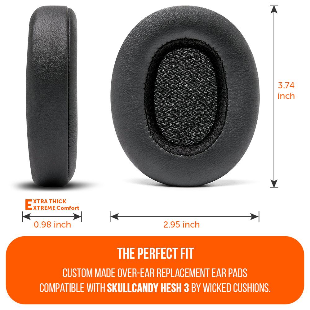 Skullcandy Hesh 3 Replacement Earpads PU Leather Over-Ear Cushions