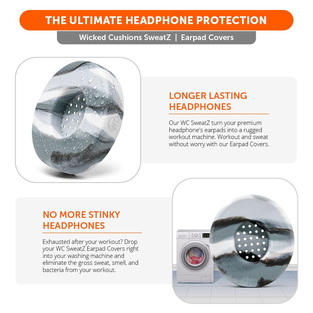 Small WC SweatZ Protective Headphone Earpad Covers Beats Solo