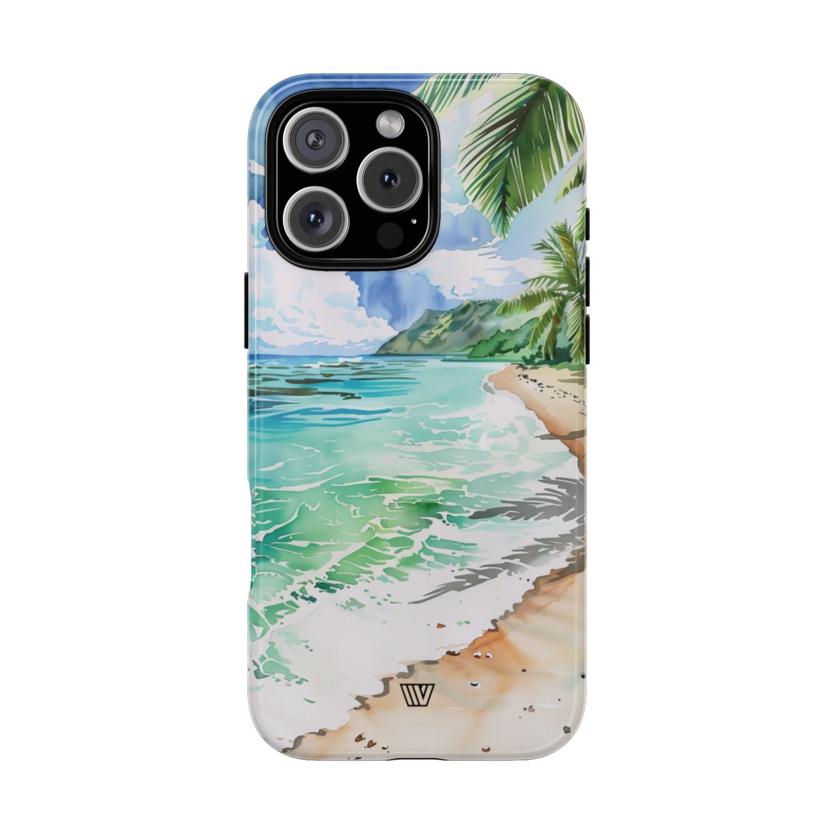 Watercolor Beach Tough Phone Case