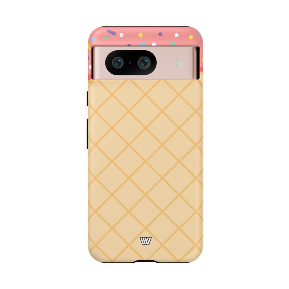 Ice Cream Cone Tough Phone Case Dual-Layer Protection