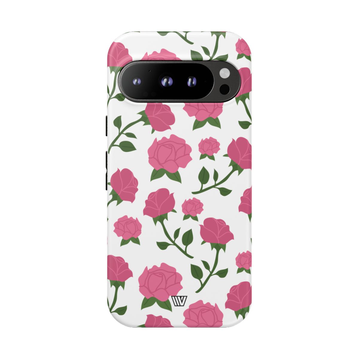 Pink Roses Tough Phone Case Dual-Layer Protective Trovvve