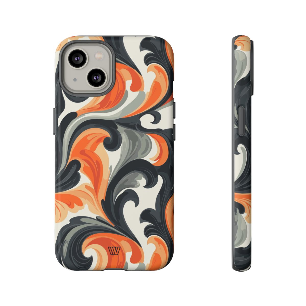 Tough Phone Case Baroque Swirl Polycarbonate Shell Trovvve
