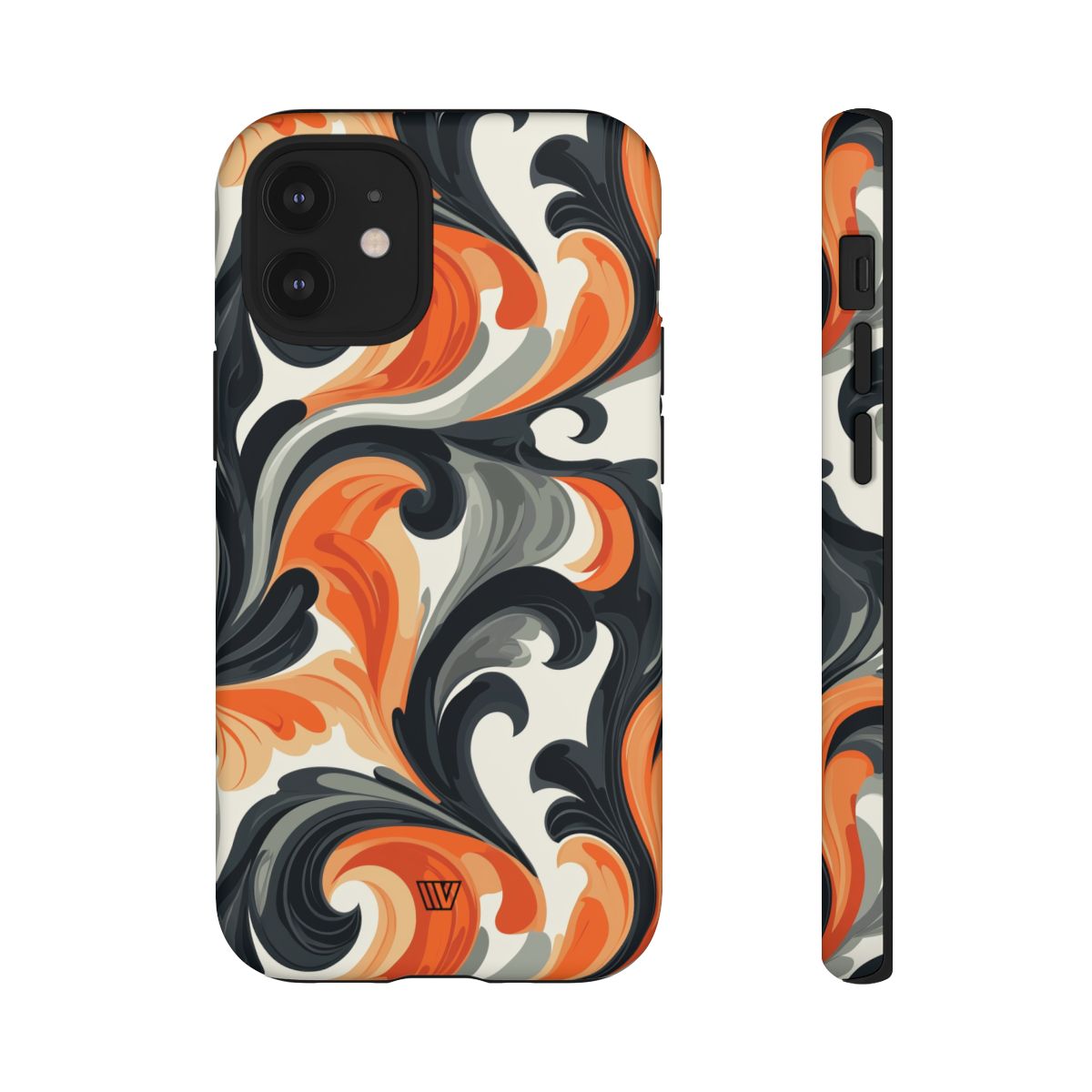 Tough Phone Case Baroque Swirl Polycarbonate Shell Trovvve