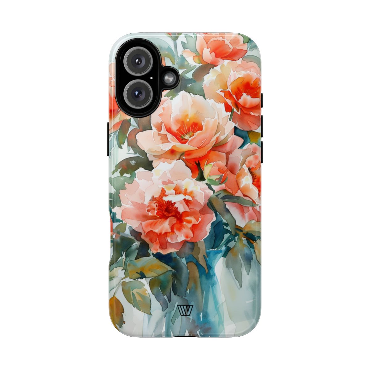 Tough Phone Case Dual-Layer Impact Resistant PEONY DREAMS