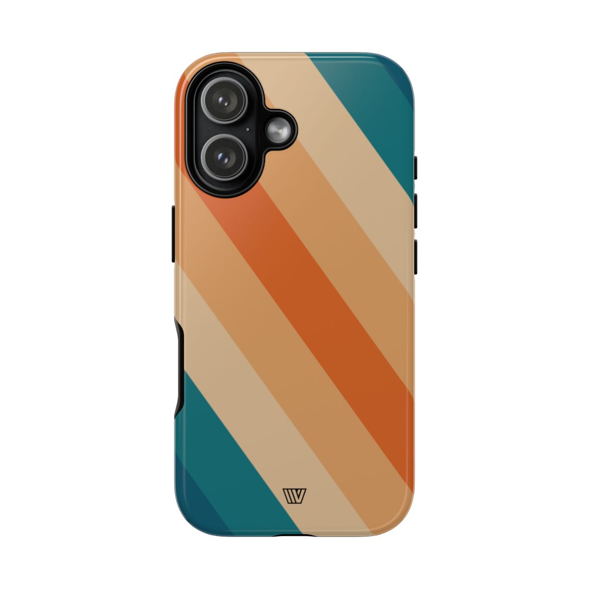 Retro Stripe Tough Phone Case 70s Style
