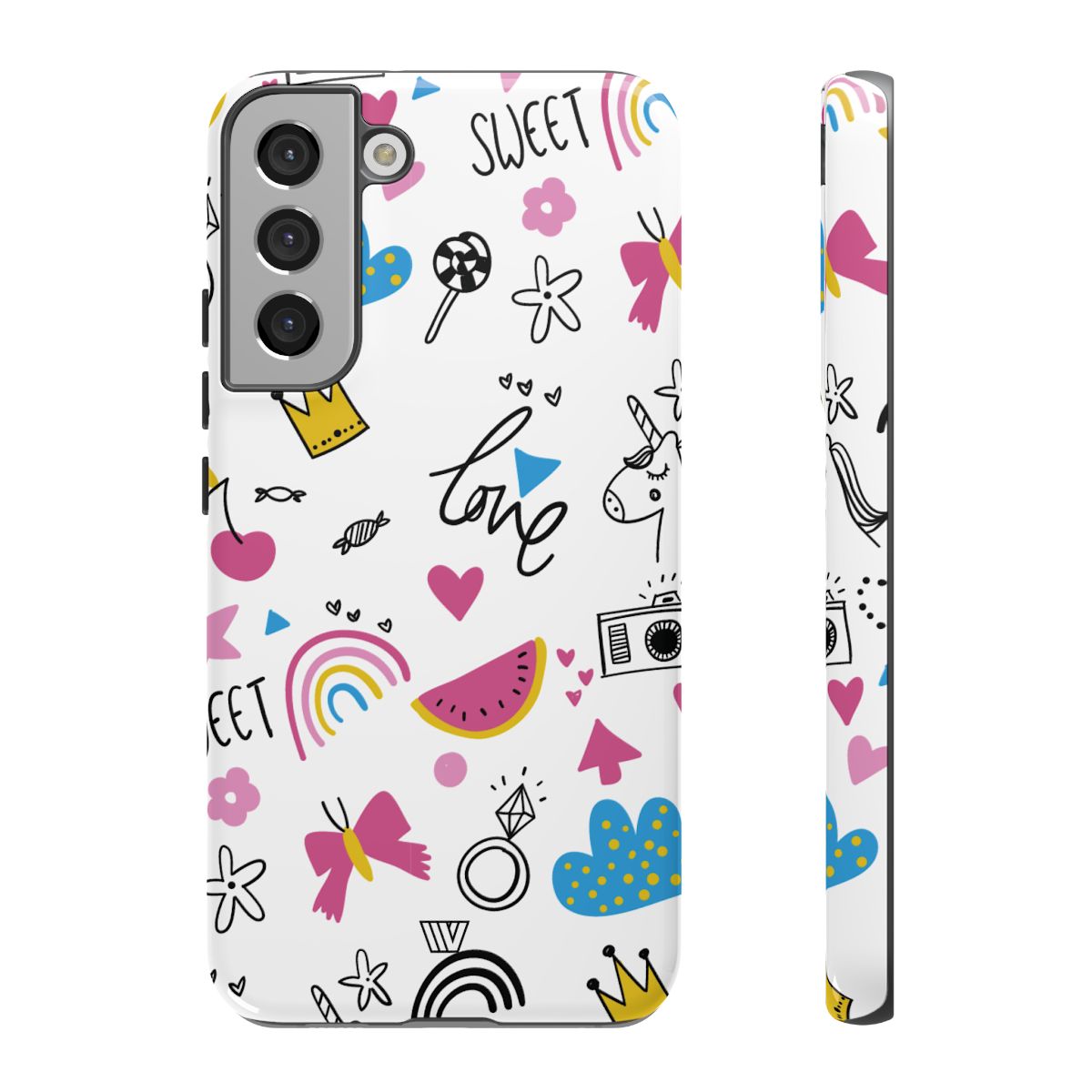 Tough Impact Resistant Phone Case SWEET LOVE