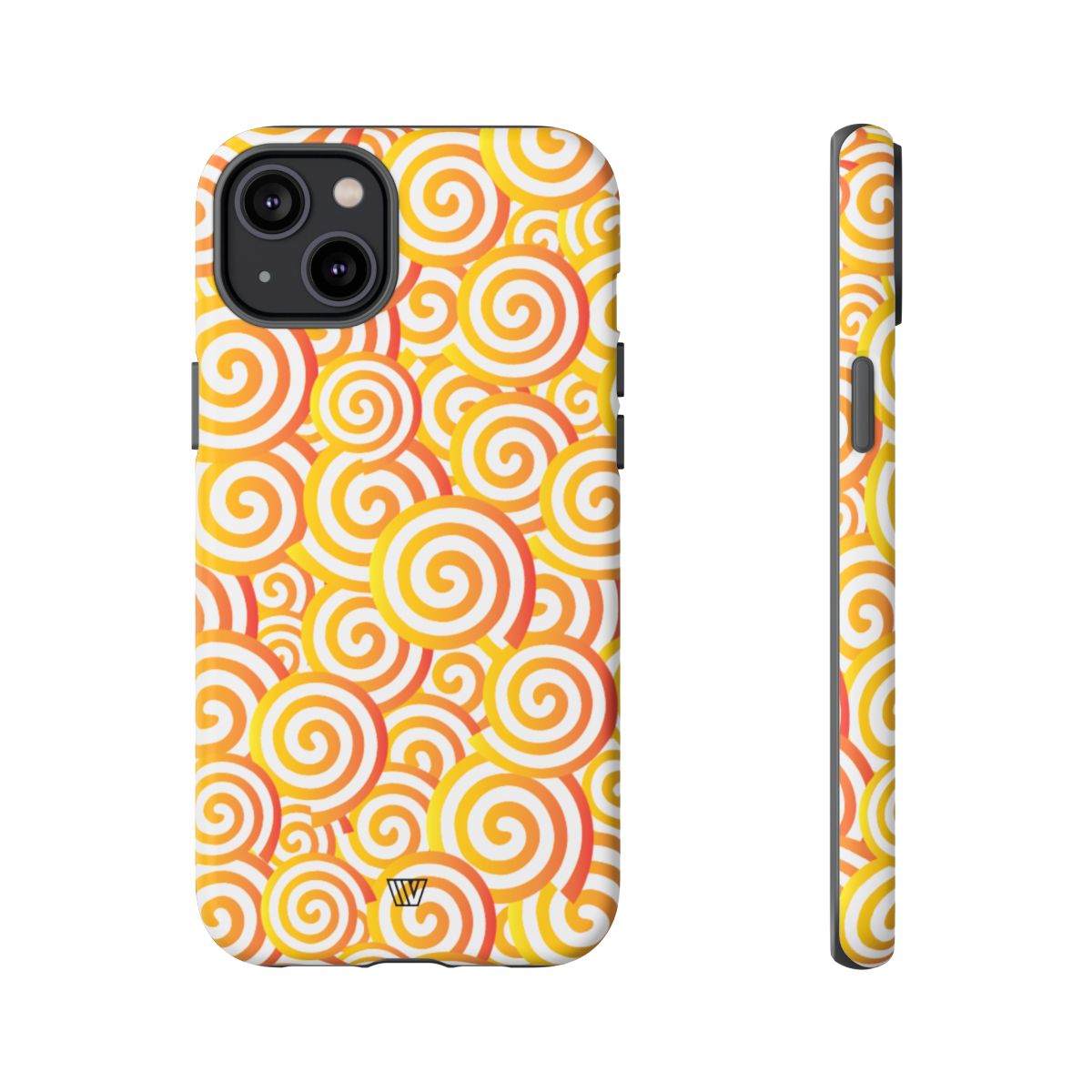 Abstract Spiral Orange Tough Phone Case