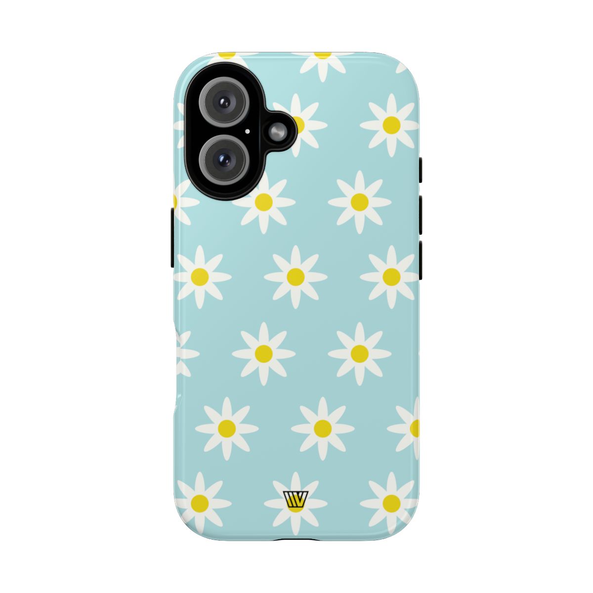 Tough Phone Case Dual Layer Impact Resistant DOODLE DAISY