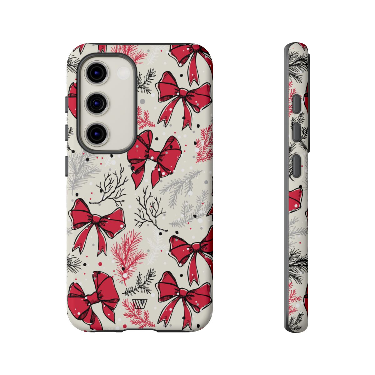 Tough Phone Case Impact-Resistant Dual Layer WINTER BOWS