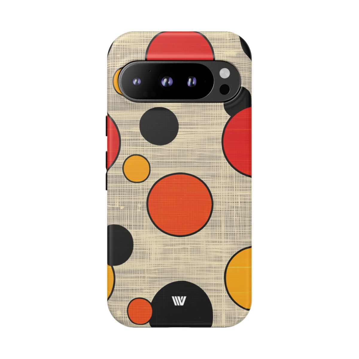 Tough Phone Case Mid-Century Dots Protective Cover