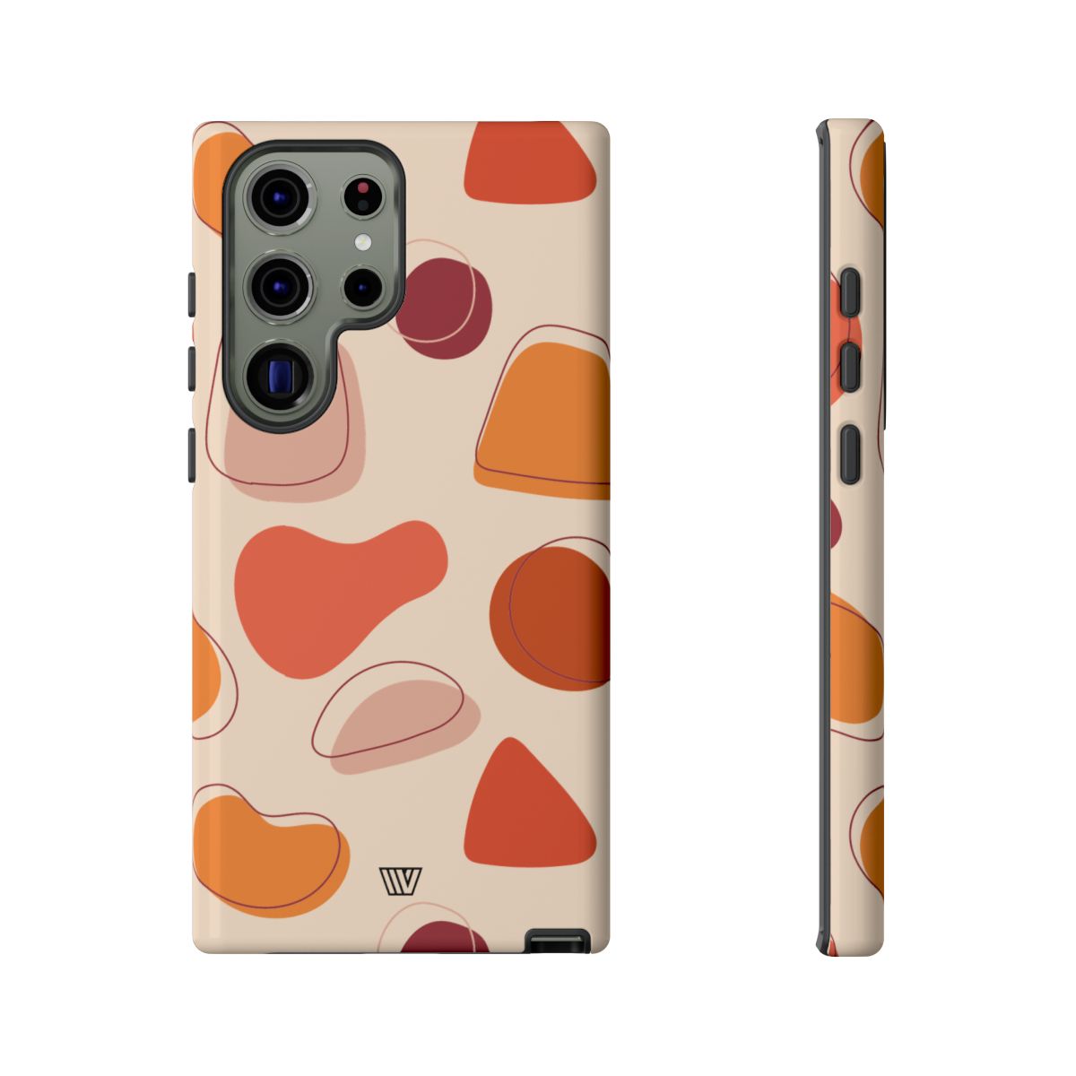 Tough Impact-Resistant Phone Case with Dual Layer WARM SHAPES