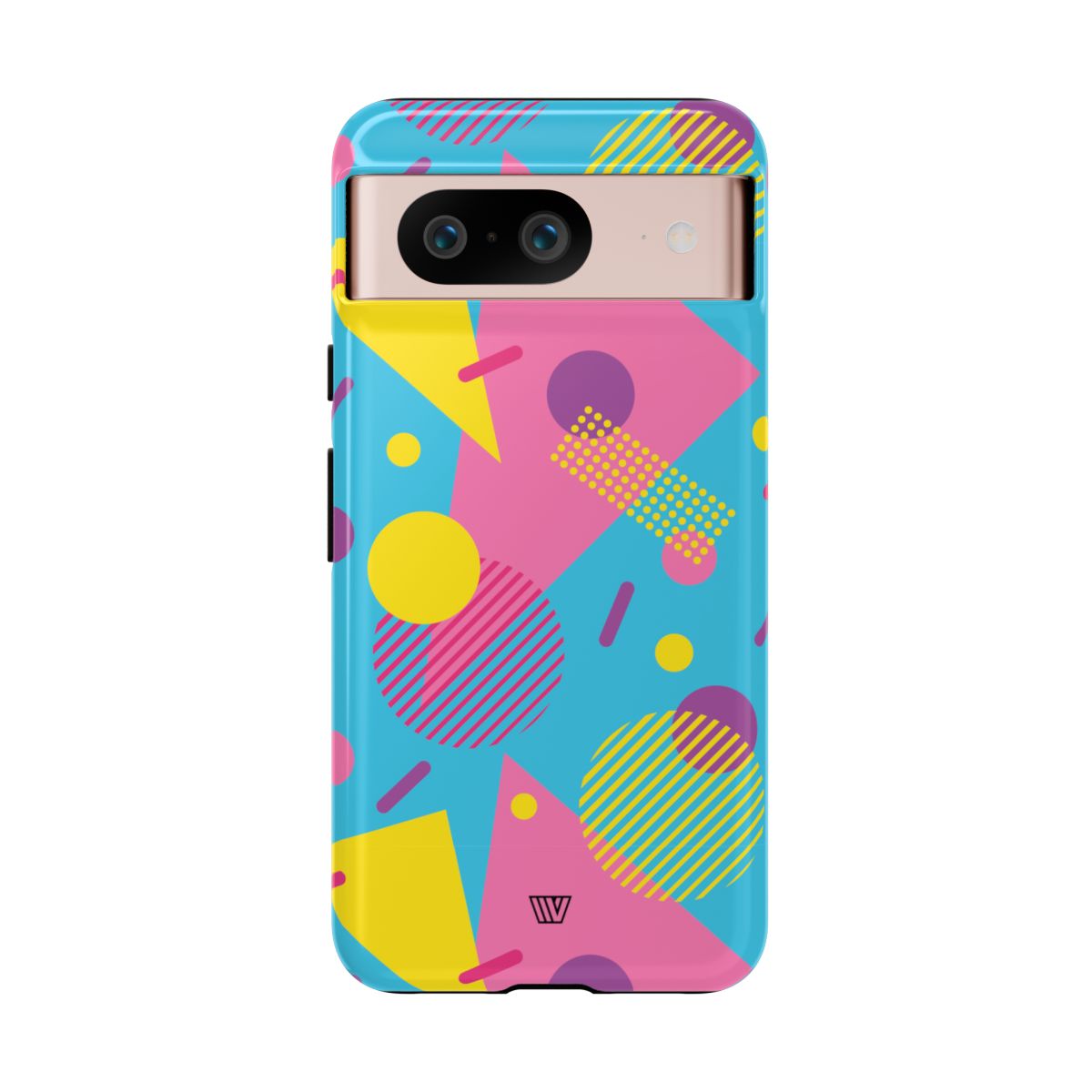 Retro Pattern Light Blue Tough Phone Case