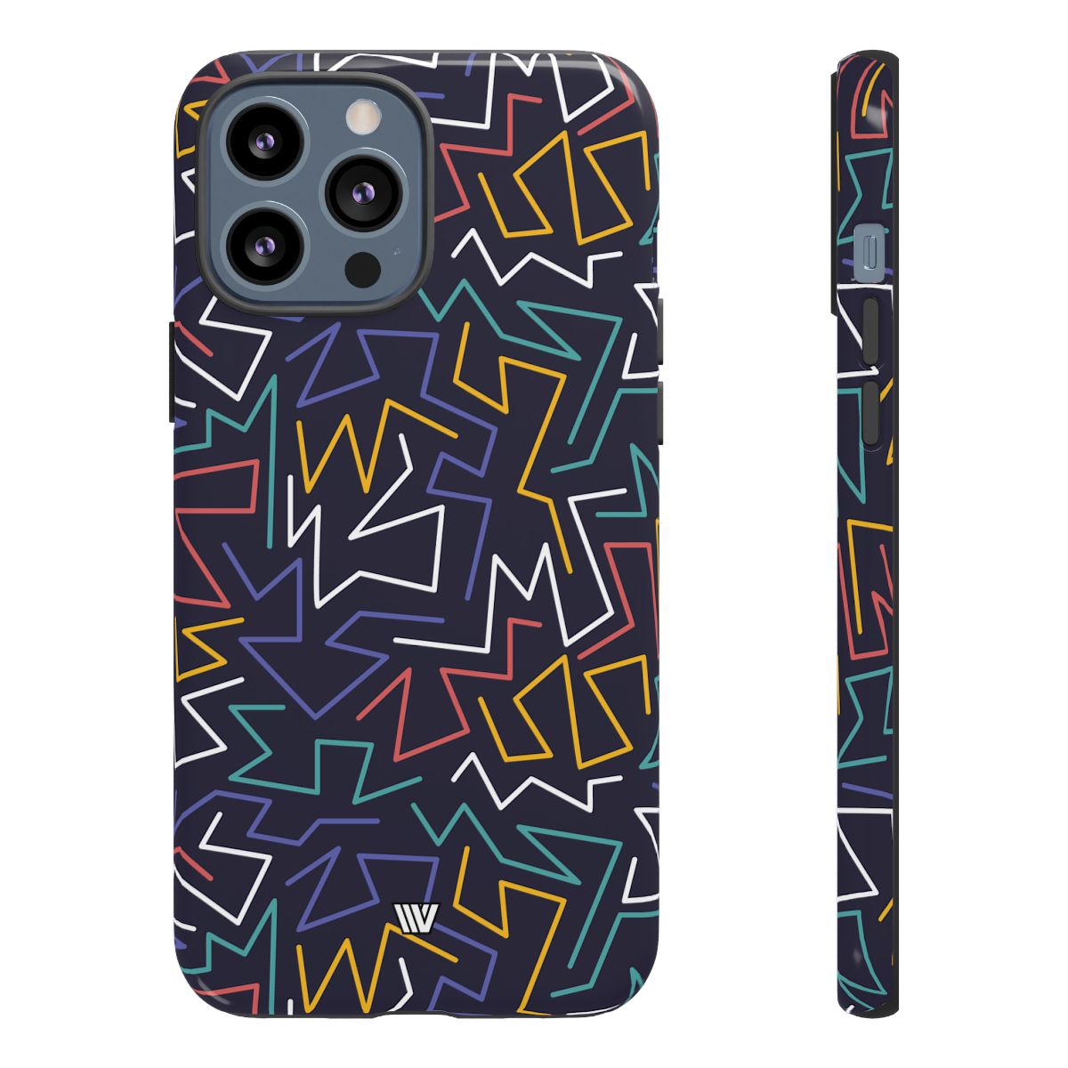 Tough Impact Resistant Phone Case ZIGZAG NIGHT