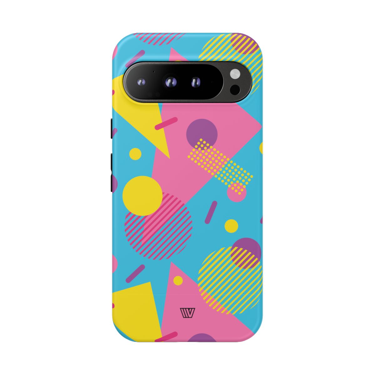 Retro Pattern Light Blue Tough Phone Case
