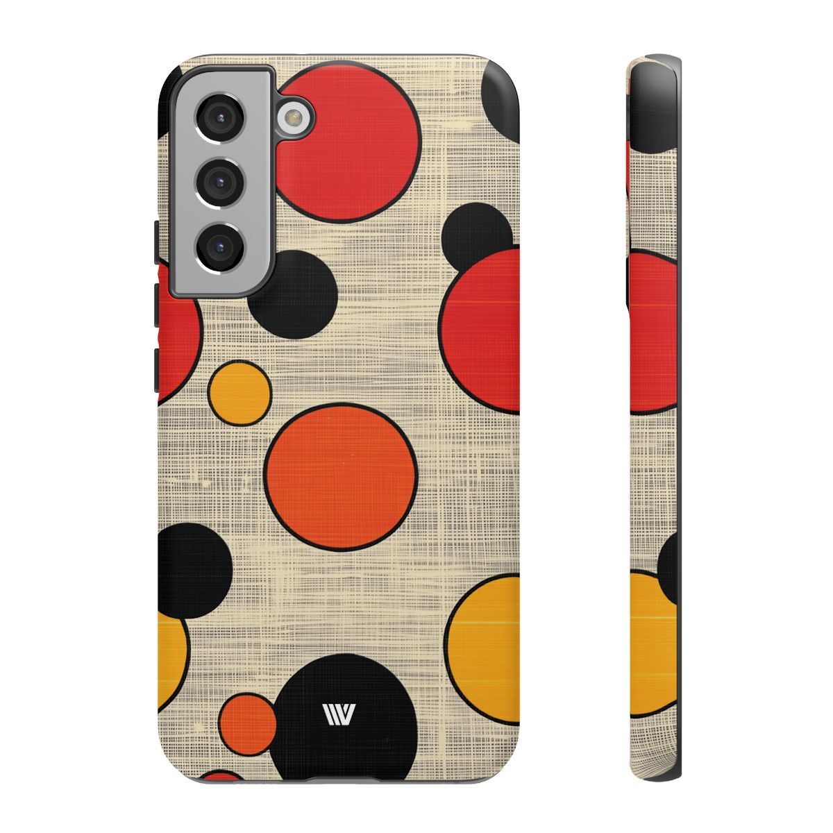 Tough Phone Case Mid-Century Dots Protective Cover