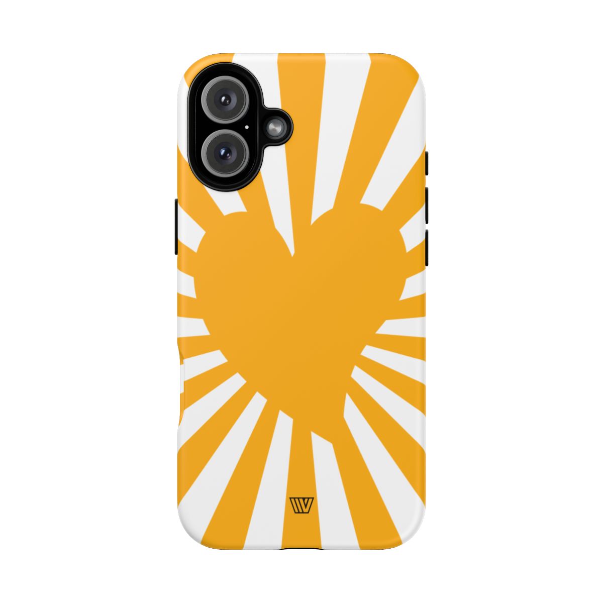Heart Sun Rays Tough Phone Case with Impact Resistance