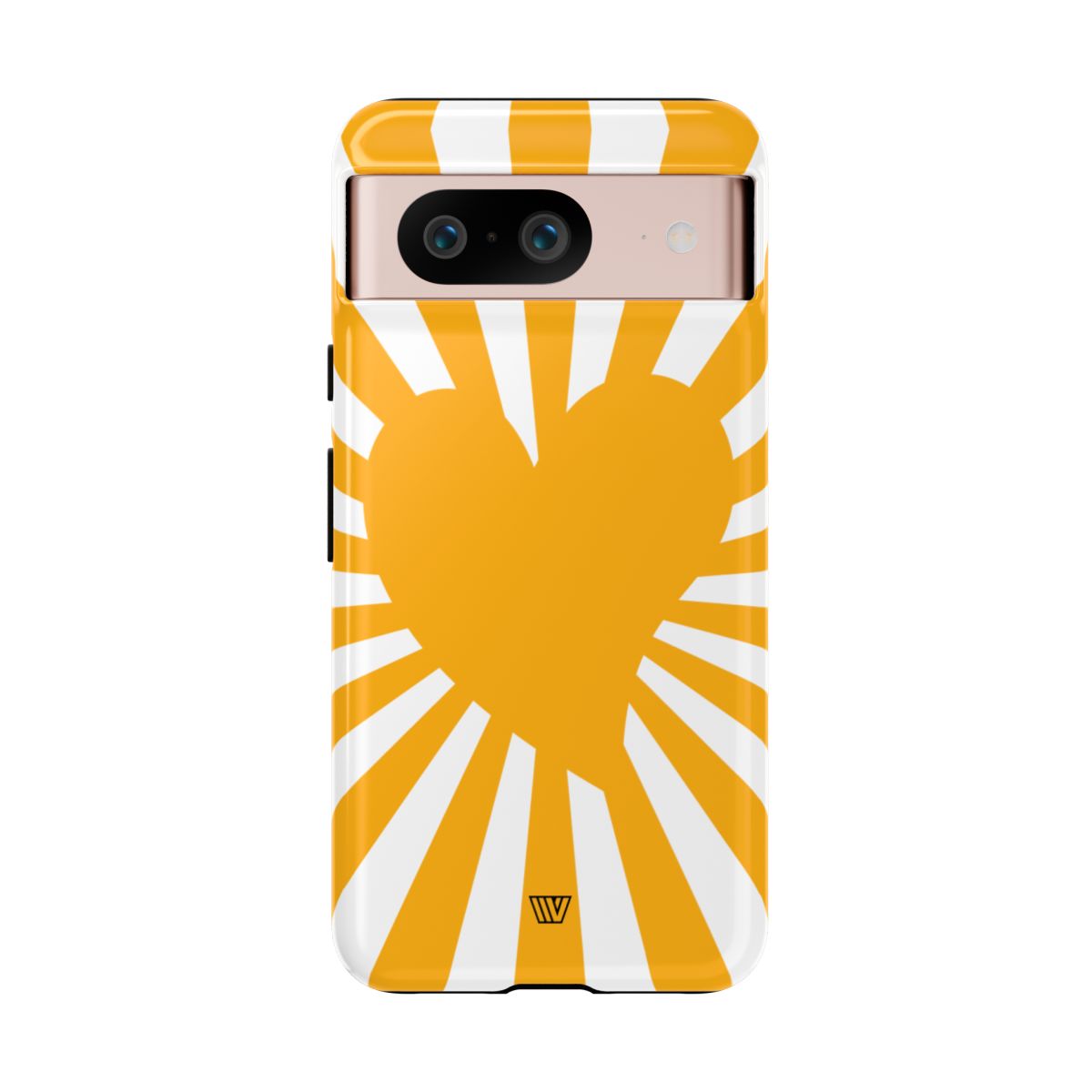 Heart Sun Rays Tough Phone Case with Impact Resistance