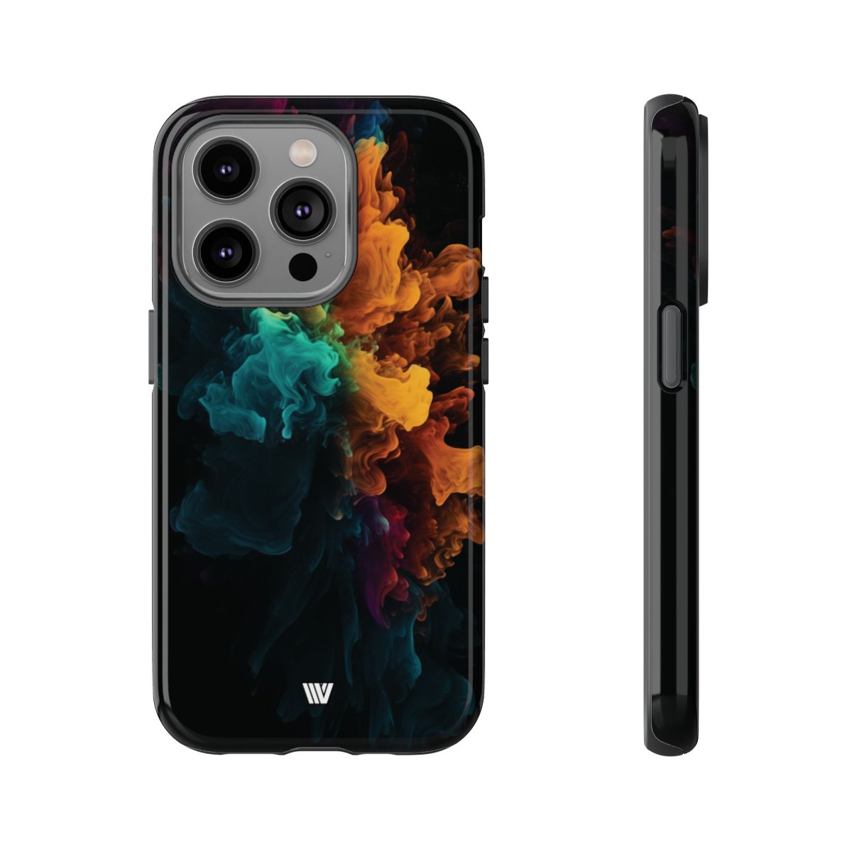 Tough Phone Case Dual-Layer Protection Color Burst