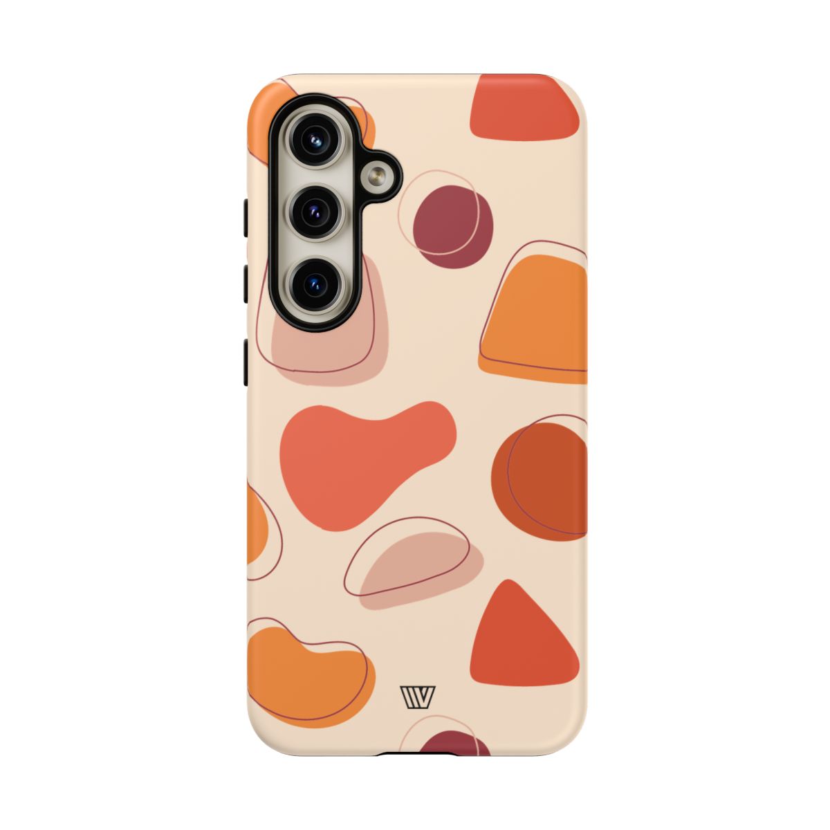 Tough Impact-Resistant Phone Case with Dual Layer WARM SHAPES