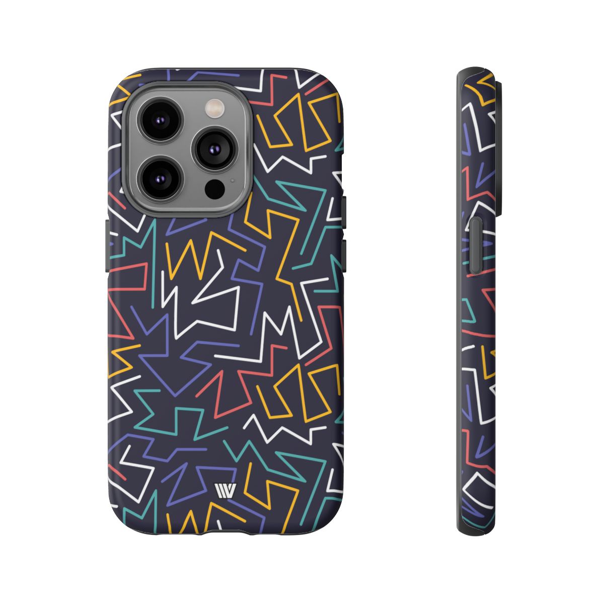Tough Impact Resistant Phone Case ZIGZAG NIGHT