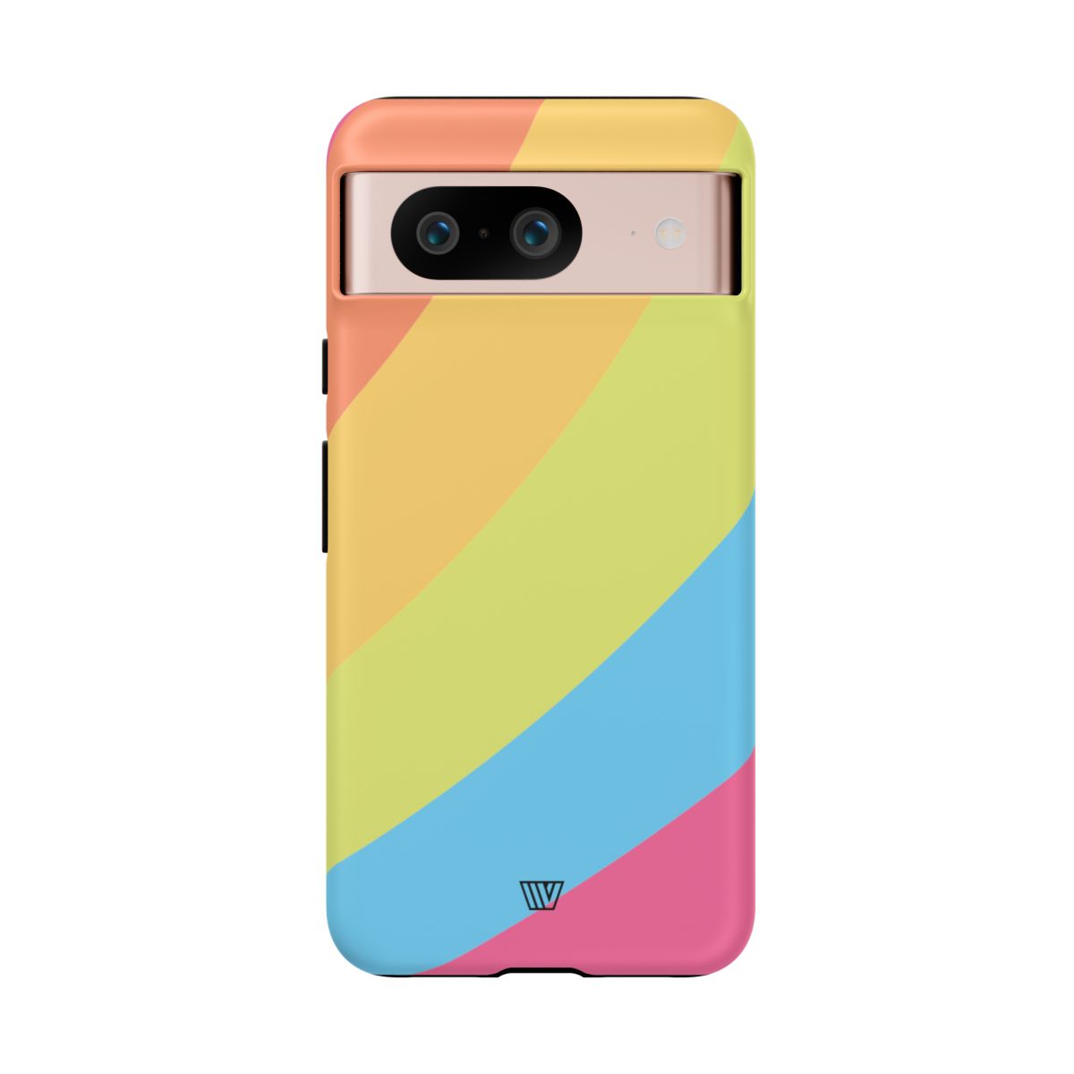 Neon Rainbow Tough Phone Case Dual-Layer Protective Shell