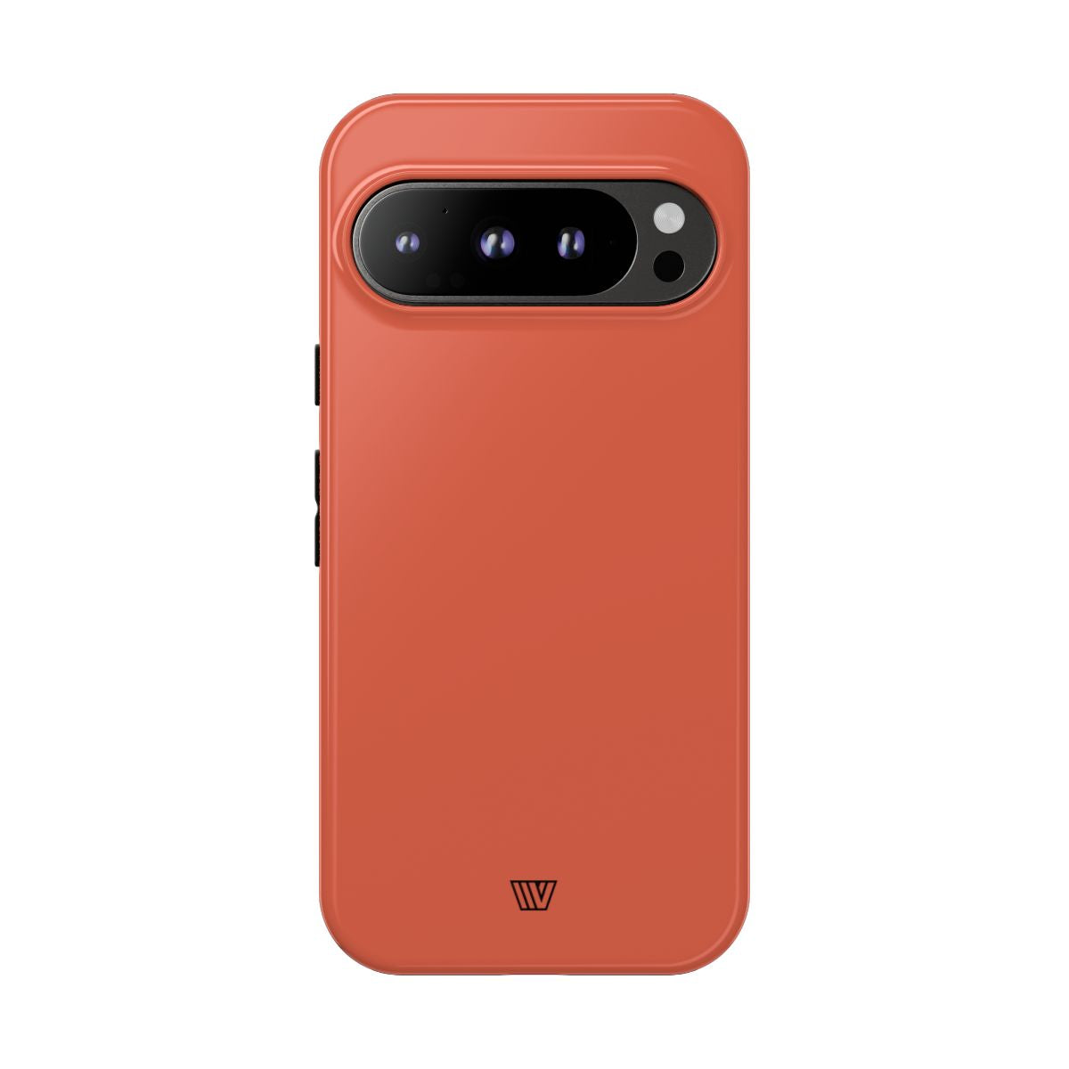 Burnt Sienna Tough Phone Case Dual-Layer Protection