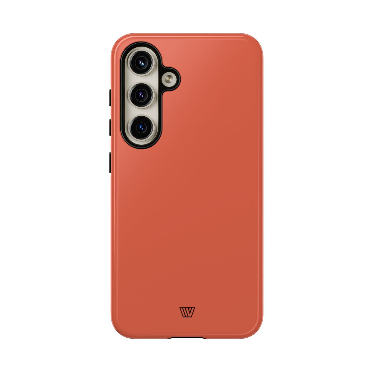 Burnt Sienna Tough Phone Case Dual-Layer Protection