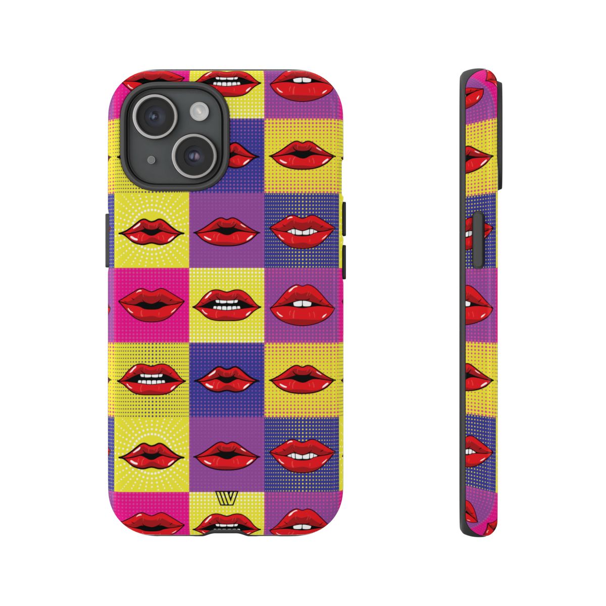 Tough Phone Case Dual-layer Protection POP ART LIPS