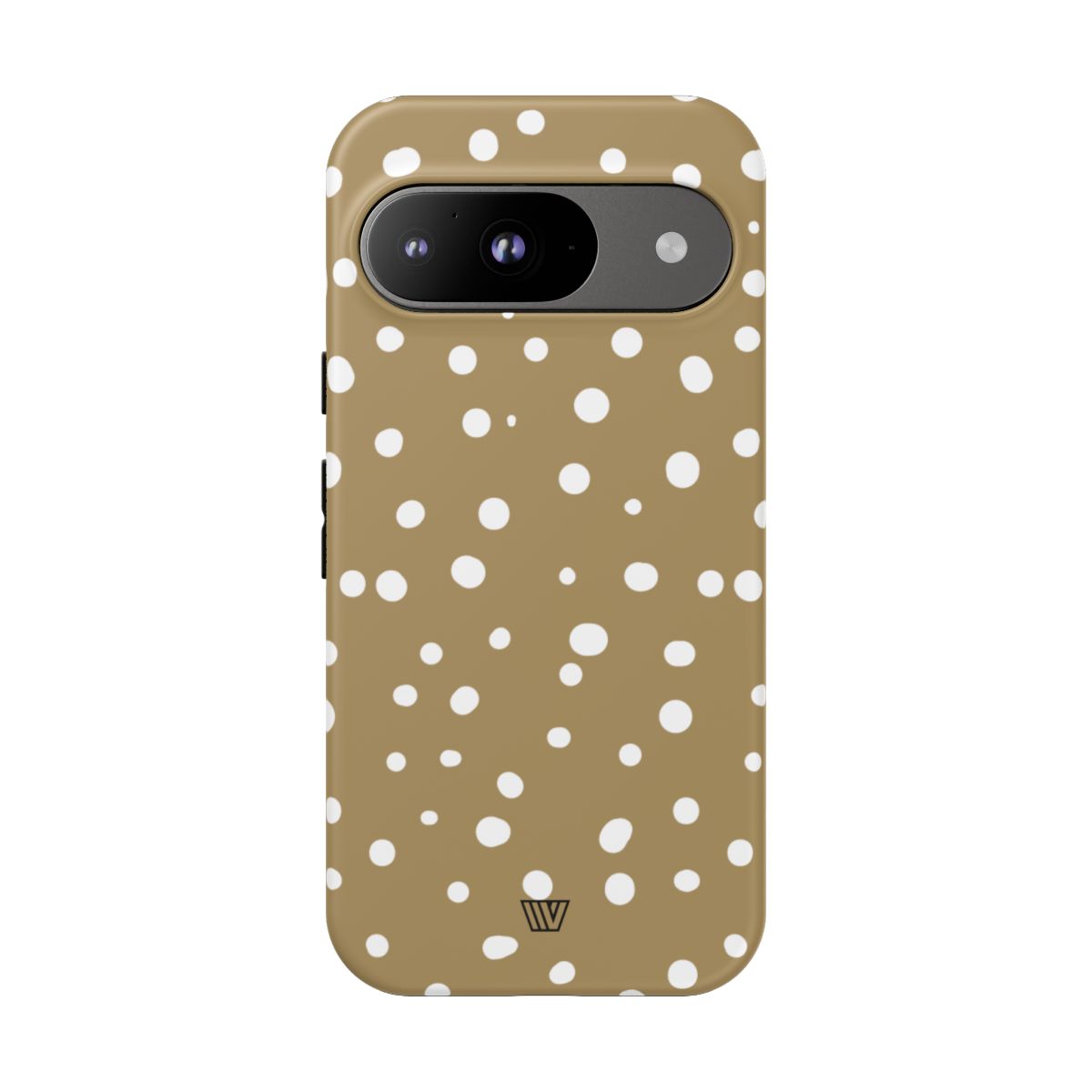 Dark Beige Dots Tough Phone Case