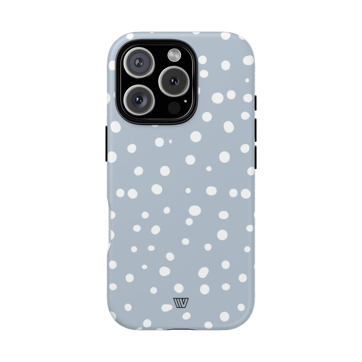 Blue Haze Dots Tough Phone Case Dual-Layer Protective Phone Case