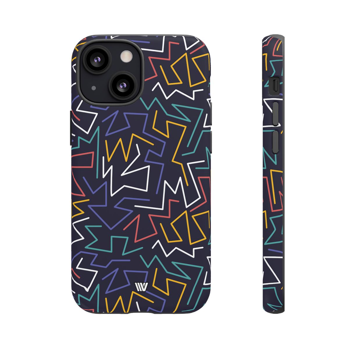 Tough Impact Resistant Phone Case ZIGZAG NIGHT