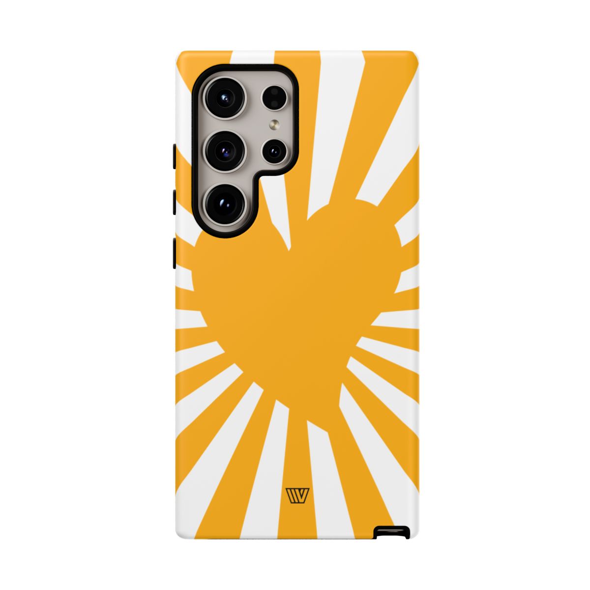 Heart Sun Rays Tough Phone Case with Impact Resistance